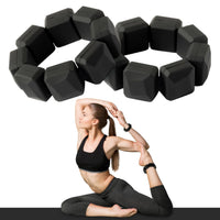 Adjustable Ankle & Arm Weights - Waterproof, Light Workout Gear (Black)